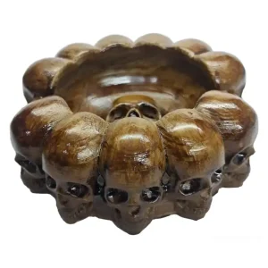 زیر سیگاری هنری اسکلت طرح چوب