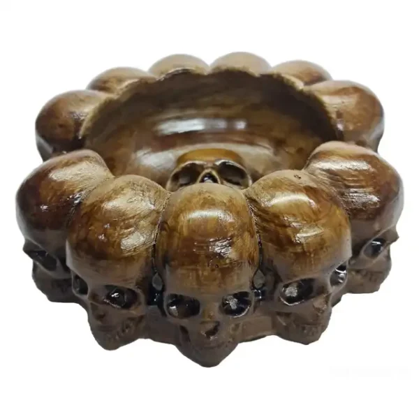 زیر سیگاری هنری اسکلت طرح چوب